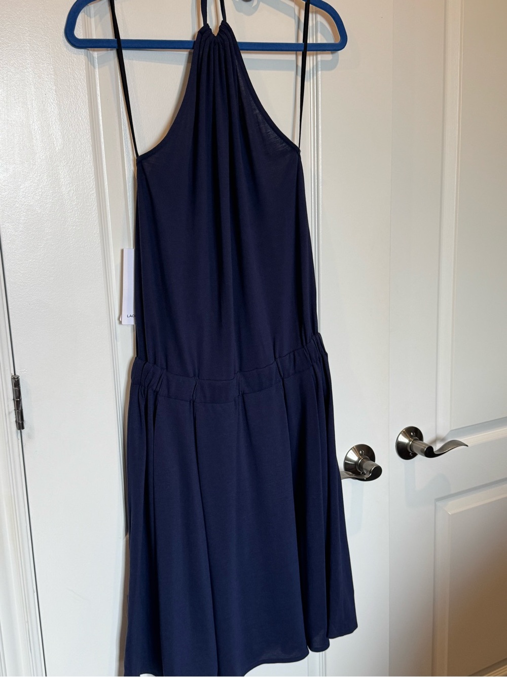 Lacoste Navy Halter Sundress